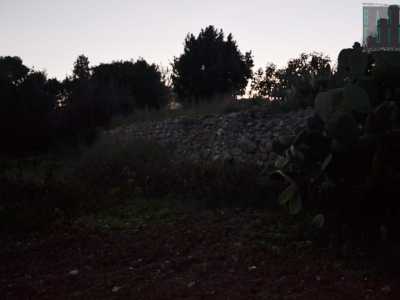 Resti delle mura peucete del VI secolo a.C. in lama Fitta, una delle due lame che racchiudono il territorio di Ceglie